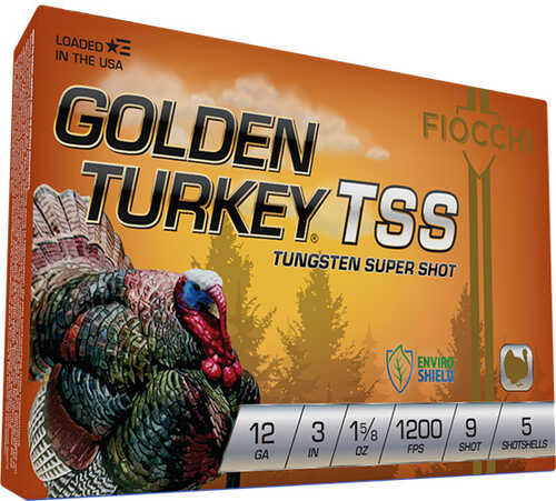Fiocchi Ammo Golden Turkey 12ga 3 #9 Tss 5/10